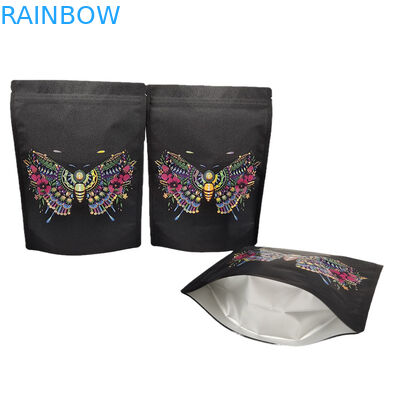 Χονδρικός εξατομικευμένος Eco Friendly Kraft Paper Packaging Bag με Spot UV επανακλειδωτές σακούλες Mylar για σκόνη πρωτεΐνης μπαχαρικών