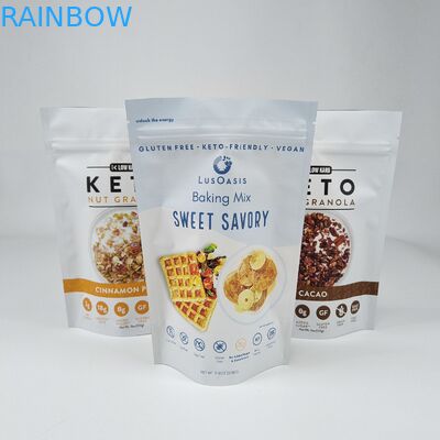 Προσαρμοσμένο τυπωμένο λογότυπο από χαρτί αλουμινίου Τροφική ποιότητα Τροφική συσκευασία Εναλλακτικά κλειδωμένη Μυρωστική Αδιάβροχη Αδιάβροχη τσάντα