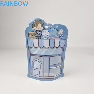 Εκτύπωση με βαφή Matte Print Mylar Stand Up Pouch Τσάντα συσκευασίας Θέρμανση επανακλειδωτή σταφίδα εύκολο δάκρυ Notch Ziplock τσάντες