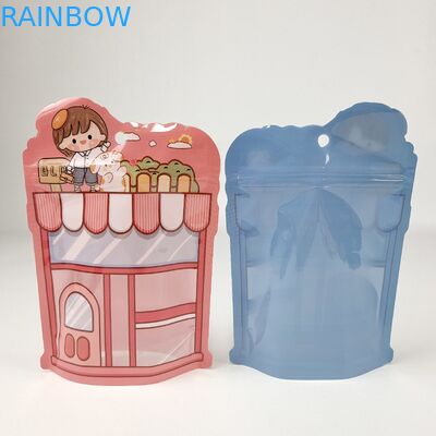 Εκτύπωση με βαφή Matte Print Mylar Stand Up Pouch Τσάντα συσκευασίας Θέρμανση επανακλειδωτή σταφίδα εύκολο δάκρυ Notch Ziplock τσάντες