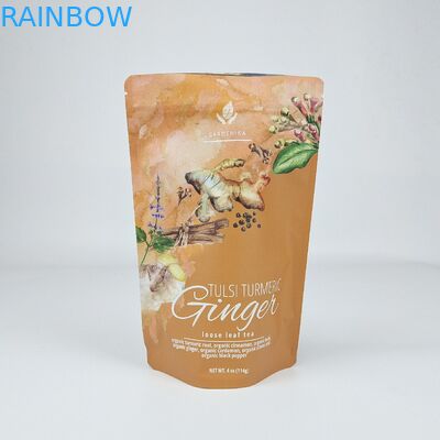 Ψηφιακή εκτύπωση θερμικής σφραγίδας 100g 250g 500g πλαστικό Ziplock Αδιάβροχο Stand Up Pouch Packaging Mylar Bags