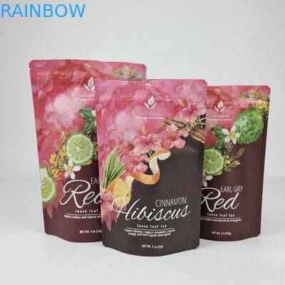 Ψηφιακή εκτύπωση θερμικής σφραγίδας 100g 250g 500g πλαστικό Ziplock Αδιάβροχο Stand Up Pouch Packaging Mylar Bags