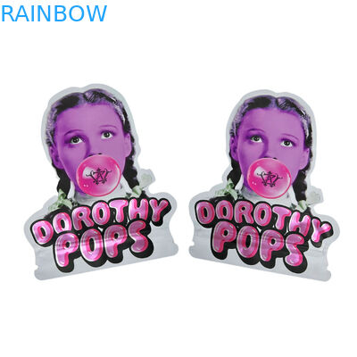 Ανακυκλωμένο Ειδικό Προσαρμοσμένο Σχήμα 7 14 28g Gummies Childproof Aluminum Foil Candy Mylar τσάντα