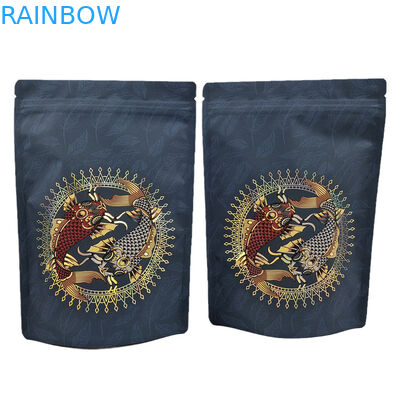 Χαμηλή MOQ Custom Stand Up Zipper Coffee Pouch Αλουμινένιο φύλλο Επανακλειστική σακούλα Mylar για πρωτεΐνες Καφέ σκόνη μπαχαρικών