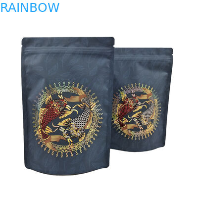 Χαμηλή MOQ Custom Stand Up Zipper Coffee Pouch Αλουμινένιο φύλλο Επανακλειστική σακούλα Mylar για πρωτεΐνες Καφέ σκόνη μπαχαρικών