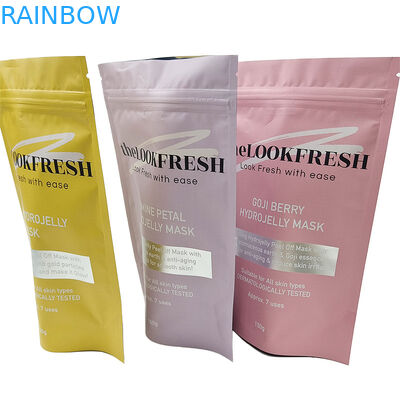 500g Προσαρμοσμένο Stand Up Pouch Zipper πλαστική συσκευασία σακούλα για κάλτσες