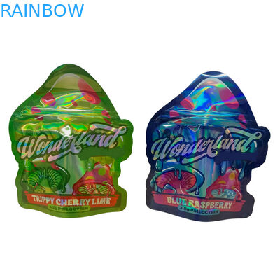 Τυποποιημένη τσάντα με ματ μαλακό άγγιγμα 3.5g Τσάντες Mylar Ψηφιακά Τυπωμένες Ολογραφικές Τυποποιημένες Τσάντες Mylar Ziplock