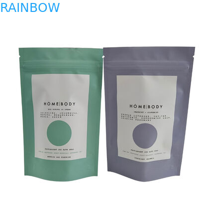 Επαναχρησιμοποιήσιμο Zip Lock Stand Up Pouch Αλουμινίου Foil Σώμα Scrub Enjoy Spa Bath Soak Sea Salt Βιοδιασπώμενη πλαστική συσκευασία