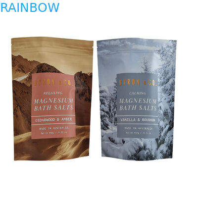 Matte Oem Custom Printed Bath Salts Packaging Zip Lock Bath Salt Body Scrub Standing Bag Packaging Bags Stand Up Bags (Ματ Oem Προσαρμοσμένο εκτυπωμένο αλάτι του μπάνιου Συσκευή)