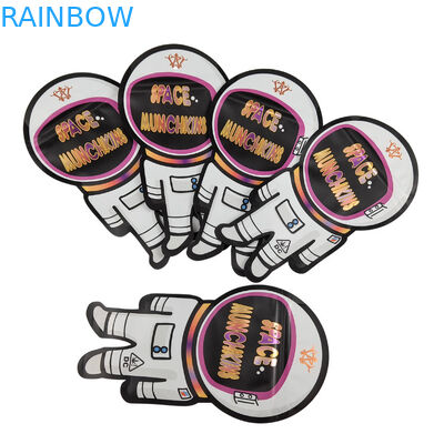 Προσαρμοσμένα Ziplock Ειδικό σχήμα Πλαστικό Childproof Smell Proof Γλυκά τσάντες Mylar συσκευασίες 3.5g 7g Προσαρμοσμένο σχήμα Mylar τσάντες