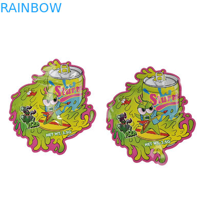 Προσαρμοσμένη εκτύπωση Σχεδιασμός συσκευασίας Αντίοσμητες τσάντες Αποθήκευση τροφίμων 3,5g Σνακ τσάντες Πλαστική συσκευασία Τσάντες Mylar