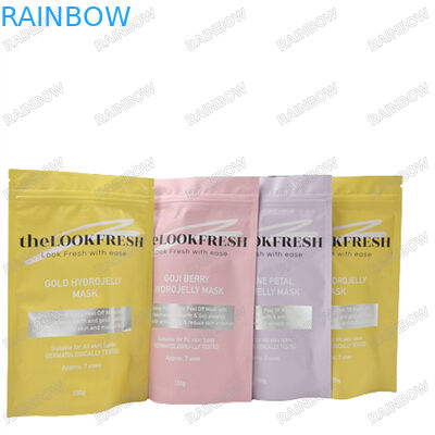 Ετικέτα Προσαρμοσμένη εκτύπωση Επαναχρησιμοποιήσιμες σακούλες για σφουγγάρισμα σώματος Αδιάβροχο δείγμα Stand Up Pouch με Zip Lock