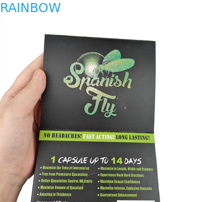 Υψηλής ποιότητας σεξουαλικά χάπια 3D φουσκάλες κάρτα συσκευασίας ρινόκερος αρσενικό βελτίωση χάπια κάρτα συσκευασίας με κουτιά από χαρτί εμφάνισης