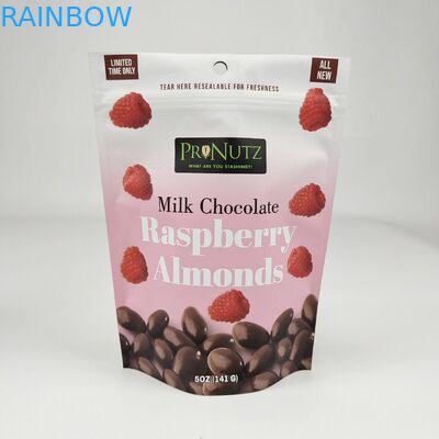 Προσαρμοσμένο επανακλειδωτό Stand Up Pouch Αλουμινίου Foil Doypack Zipper Mylar Candy Snacks Αποθήκευση πλαστικό σάκο συσκευασίας τροφίμων