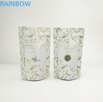 Προσαρμοσμένα Τροφικά PLA Καφέ Κραφτ Χάρτινα Σάκκα Κουλούρια Τροφίμων Κουκέλια Τρώσιμα Σάκκα συσκευασίας με παράθυρο Σάκκα Mylar Σφραγίδα