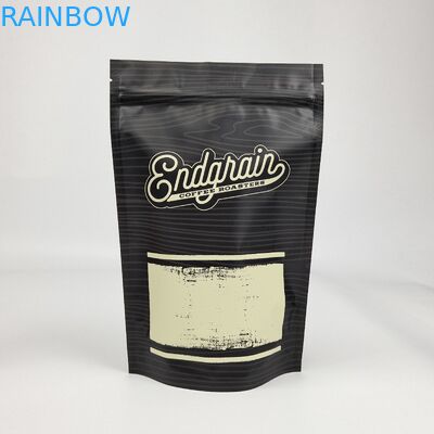 Προσαρμοσμένο Ματ μεταλλικό φινίρισμα Αλουμινίου Foil Doypack Stand Up Zipper Pouch πλαστικό σνακ τσάντα τροφίμων