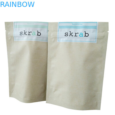 Στεκόμενα σάκετα από ασημένιο φύλλο με σχεδιασμό συσκευασίας Doy για συσκευασίες καφέ