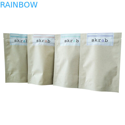 Στεκόμενα σάκετα από ασημένιο φύλλο με σχεδιασμό συσκευασίας Doy για συσκευασίες καφέ