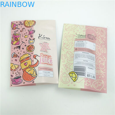 Επαναχρησιμοποιήσιμο Zip Lock Stand Up Pouch Body Scrub Cosmetics Bath Salt Plastic Packaging Bag