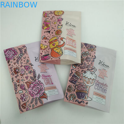 Επαναχρησιμοποιήσιμο Zip Lock Stand Up Pouch Body Scrub Cosmetics Bath Salt Plastic Packaging Bag