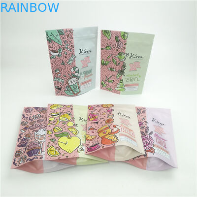 Επαναχρησιμοποιήσιμο Zip Lock Stand Up Pouch Body Scrub Cosmetics Bath Salt Plastic Packaging Bag