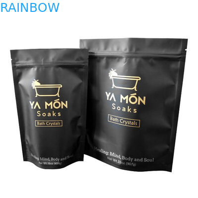 Χρυσό φύλλο σακούλες για όρθιο σακίδιο σφουγγαρισμού σώματος με φερμουάρ