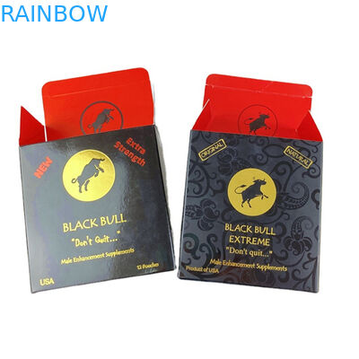 Χονδρική τιμή Λούξυ Κουτί μελιού και ταινίες συσκευασία Όλο το σετ ξύλινα χάπια μελιού χρυσό μαύρος ταύρος ανδρική βελτίωση