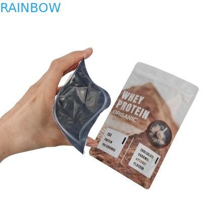 Προσαρμοσμένη παραγγελία Αποδεκτή συσκευασία σακούλας με σφιχτότητα 120 και κλείσιμο με φερμουάρ