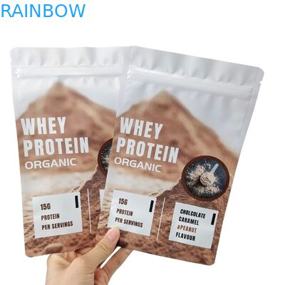 Προσαρμοσμένη παραγγελία Αποδεκτή συσκευασία σακούλας με σφιχτότητα 120 και κλείσιμο με φερμουάρ