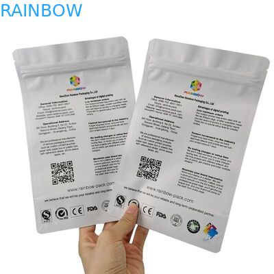 Προσαρμοσμένη παραγγελία Αποδεκτή συσκευασία σακούλας με σφιχτότητα 120 και κλείσιμο με φερμουάρ