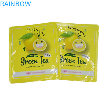 Θερμική σφραγίδα Μικρό μέγεθος Τρεις πλευρικές σφραγίδες τσάντες επίπεδα πακέτα δείγματος για μάσκα προσώπου