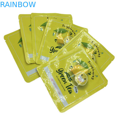 Θερμική σφραγίδα Μικρό μέγεθος Τρεις πλευρικές σφραγίδες τσάντες επίπεδα πακέτα δείγματος για μάσκα προσώπου