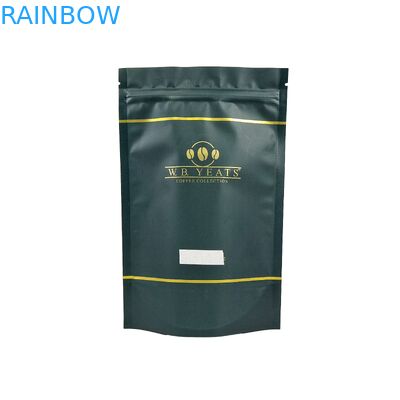 Ετικέτα Εκτυπωμένα Επαναχρησιμοποιήσιμα Σφραγίδες Τσάντες Custom Stand Up Τροφίμων Φαγητό Καφέ Φασόλι Αλουμινίου Φόλιο πλαστικό σάκο