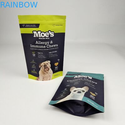 Δωρεάν δείγμα Ανακυκλώσιμο Doypack Zipper Kraft χαρτοσακούλες Custom Tea Bags Ziplock Λευκό Stand Up Pouch