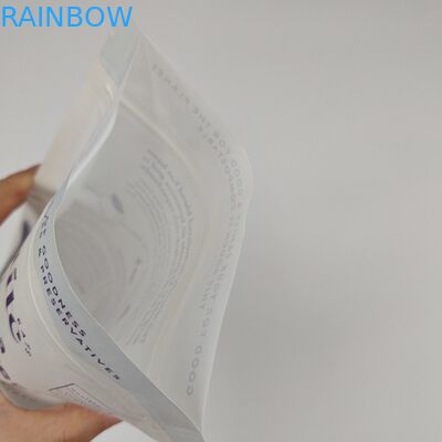 Στάσου τσάντα με φερμουάρ Kraft χάρτη χειροτεχνίας Custom τυπωμένο επαναχρησιμοποιήσιμο φερμουάρ κλειδαριού Doypack Τσάντες συσκευασίας τροφίμων