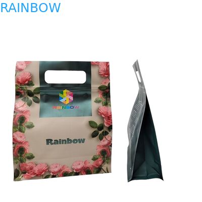 Αποδέχεται παραγγελία Custom Flat bottom Coffee Packaging Bag με κάτω από τις τσάντες συσκευασίας