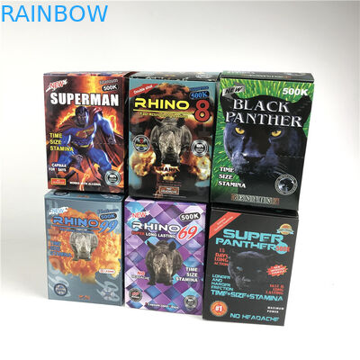 Πρωταθλήματα 900k 3D χαρτί κάρτα για το σεξ ρινόκερος αρσενικό χάπια βελτίωσης