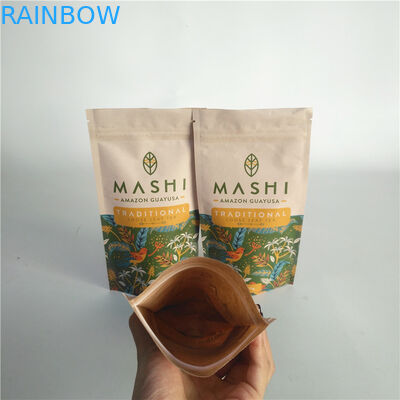 Εκτύπωση με βαφή Stand up k σακούλες, γάλα σε σκόνη Αλουμινίου φύλλο τσάντα με φερμουάρ