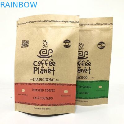 Εκτύπωση με βαφή Stand up k σακούλες, γάλα σε σκόνη Αλουμινίου φύλλο τσάντα με φερμουάρ