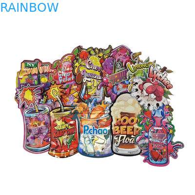 Τυποποιημένες τσάντες με φερμουάρ για παιδιά Τσάντες ολογραφικές για σνακ και εμπορεύματα Τσάντες πλαστικών