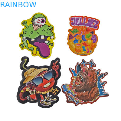 Προσαρμοσμένο πεθαμένο κόψιμο μεταλλικό υψηλής ποιότητας ακανόνιστο σφραγισμένο μικρά ειδικά σχήματα πλαστικό φερμουάρ Mylar σακούλες συσκευασίας τροφίμων