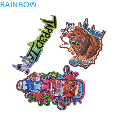 Προσαρμοσμένο πεθαμένο κόψιμο μεταλλικό υψηλής ποιότητας ακανόνιστο σφραγισμένο μικρά ειδικά σχήματα πλαστικό φερμουάρ Mylar σακούλες συσκευασίας τροφίμων