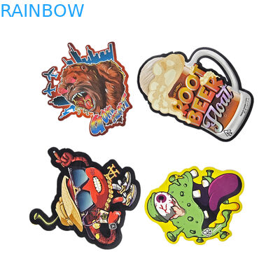 Προσαρμοσμένο σχεδιασμό Τυπωμένες σακούλες Mylar συσκευασία Soft Touch πλαστικό 3,5g σακούλες Mylar πεθαίνει κόψιμο Ακανόνιστες τσάντες συσκευασία