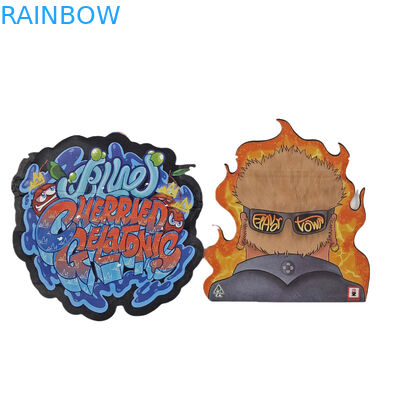 Προσαρμοσμένες τσάντες ψηφιακής εκτύπωσης συσκευασία ολογραφικό φύλλο πεθαμένης κοπής ειδικής μορφής Ziplock πλαστικό Mylar 3.5g πεθαμένης κοπής τσάντες