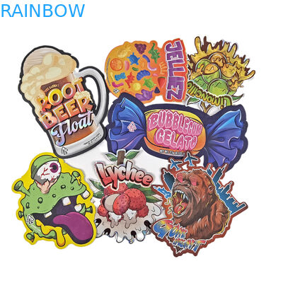 Προσαρμοσμένο λογότυπο εκτυπωμένο με θραύση Ζιπάκι τσάντες μικρές τσάντες 3.5g συσκευασία τροφίμων Αδιάβροχη με φερμουάρ Mylar Ba