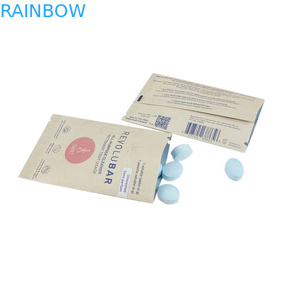 Λευκό υλικό χειριστή Προσαρμοσμένες χαρτοσακούλες για τις απαιτήσεις των πελατών σας