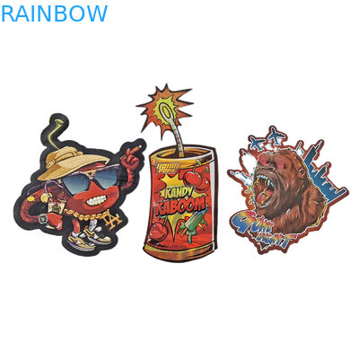 Ζιπλοκ Φόλιου 3,5g 7g 14g Ειδικό σχήμα Προσαρμοσμένη συσκευασία Τρόφιμα Ασθενή στη μυρωδιά Τάκος Mylar