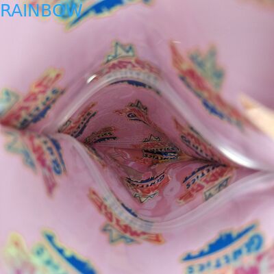 Προσαρμοσμένο Ματ λογότυπο επανακλειδωτό πλαστικό σχήμα τσάντα Αδιάβροχο θραύση κόψιμο Ziplock 3.5 Mylar σακούλες για γλυκά