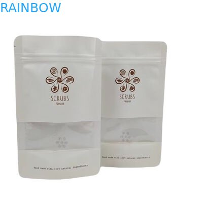 Διαφανές παράθυρο πλαστικό σφραγιστήρας τσάντες Standup τσάντα φύλλο επικαλυμμένο ψηφιακή εκτύπωση