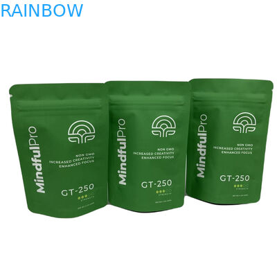 CYMK χρώμα φυτικά θυμίαμα συσκευασία φύλλο αλουμινίου όρθιο πλαστικό σακούλα Mylar Zipper